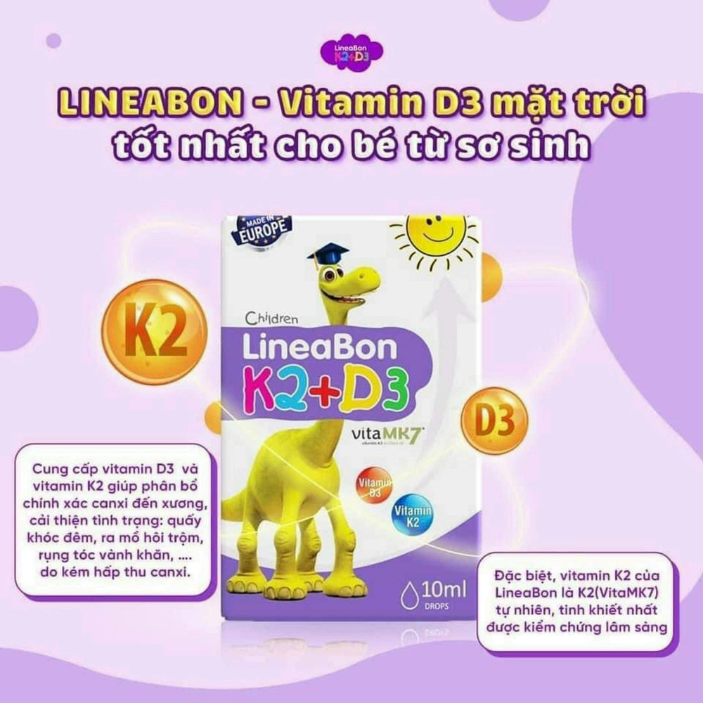 Vitamin D3 K2 phát triển chiều cao cho bé hiệu quả Vitamin D3 K2 phát triển chiều cao cho bé hiệu quả