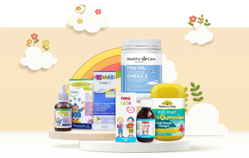 Axit béo omega-3 cần thiết cho sự phát triển của trẻ