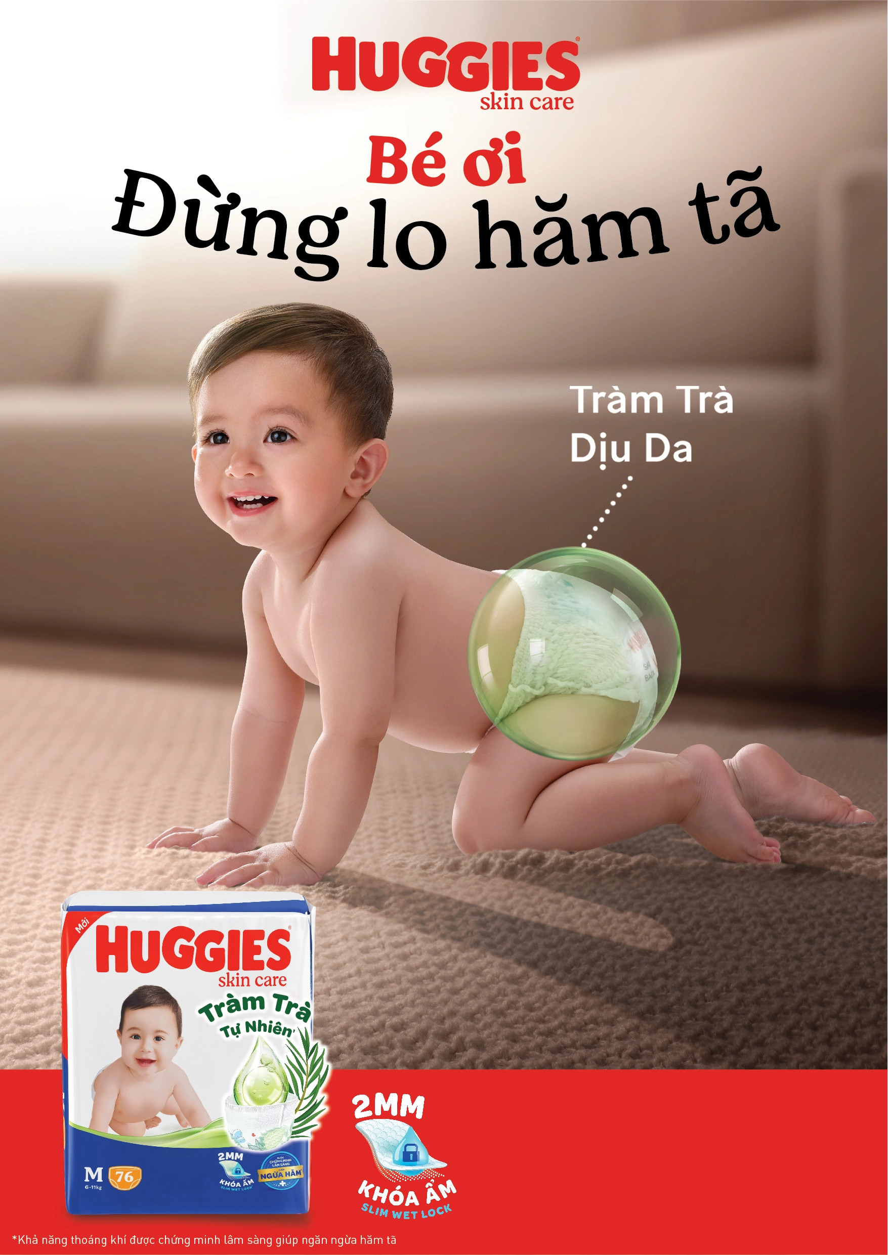 các sản phẩm tã Huggies