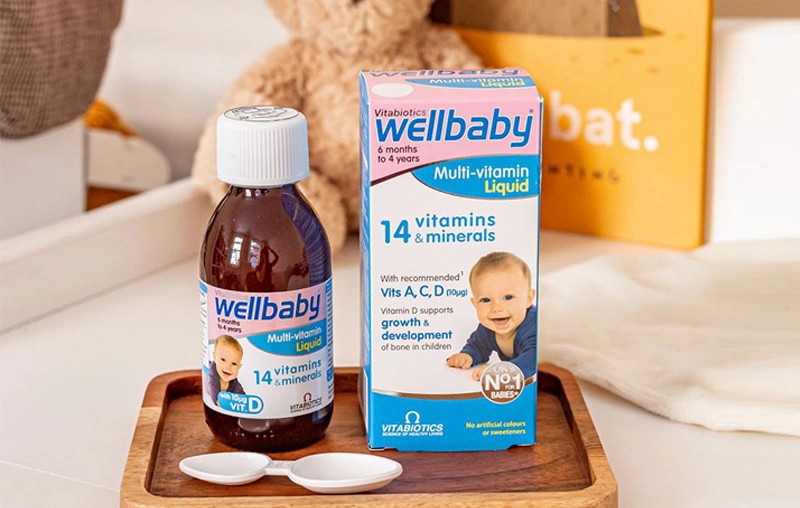 Chai vitamin tổng hợp Wellbaby dành cho trẻ nhỏ