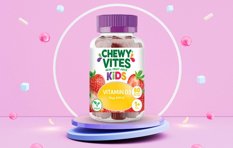 Gummies CHEWY VITES bổ sung Vitamin D3 được phụ huynh quan tâm cho bé