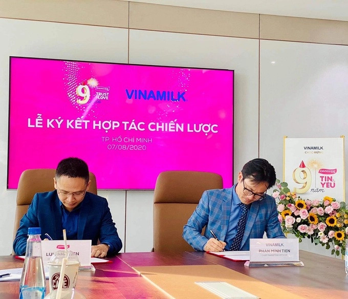 Hợp tác giữa Vinamilk và đối tác phân phối uy tín