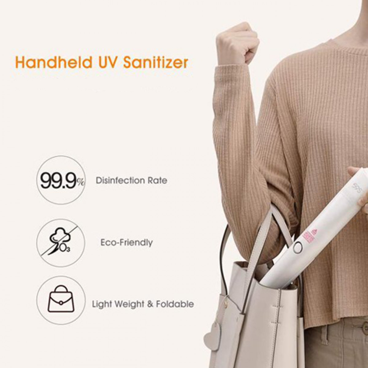 Infographic giới thiệu các lợi ích của máy tiệt trùng UV 59S X5