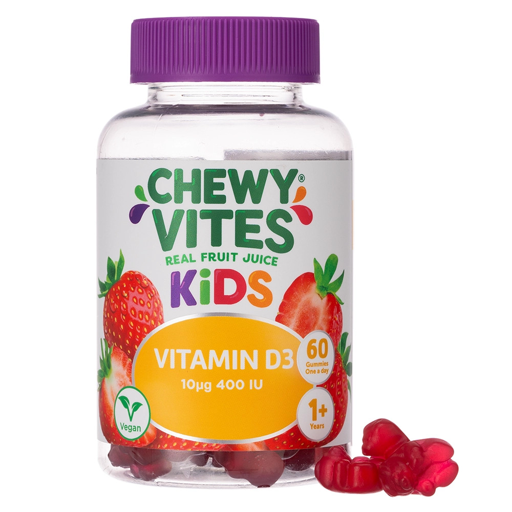 Kẹo dẻo Gummies CHEWY VITES bổ sung Vitamin D3 cho bé trên 1 tuổi