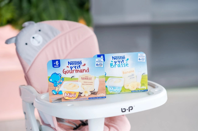 Lốc váng sữa Nestlé P’tit Gourmand vị vani