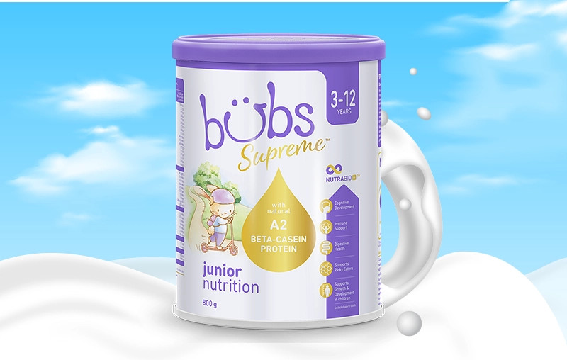 lon sữa Bubs Supreme Junior Úc