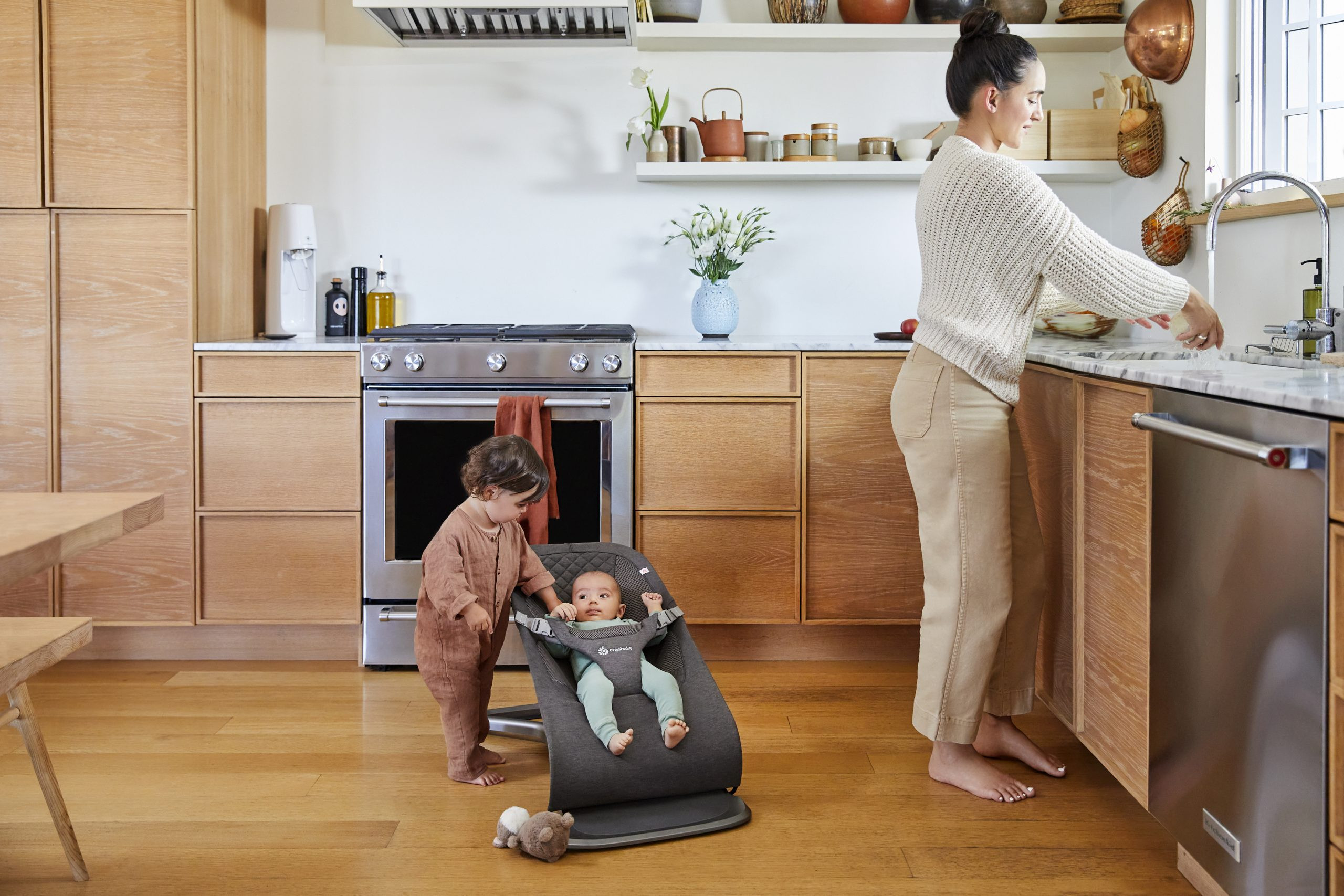Miếng đệm lót dành cho trẻ sơ sinh trên ghế rung Ergobaby Evolve