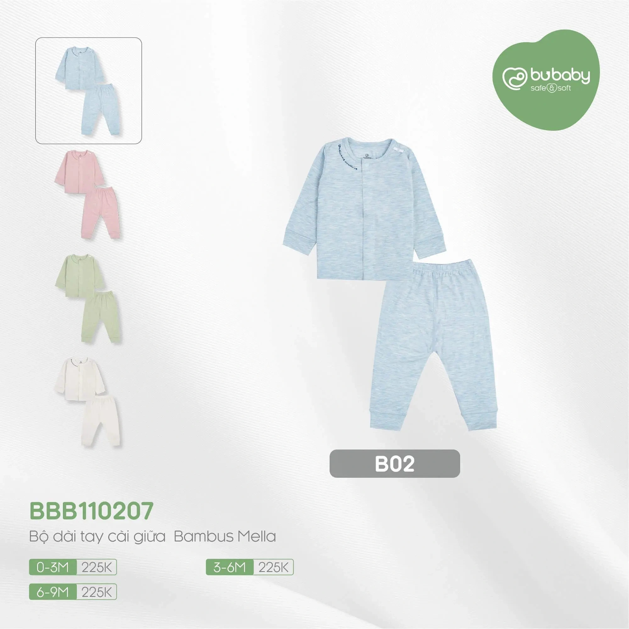 Quần áo thời trang trẻ em BU Baby an toàn đạt chuẩn quốc tế