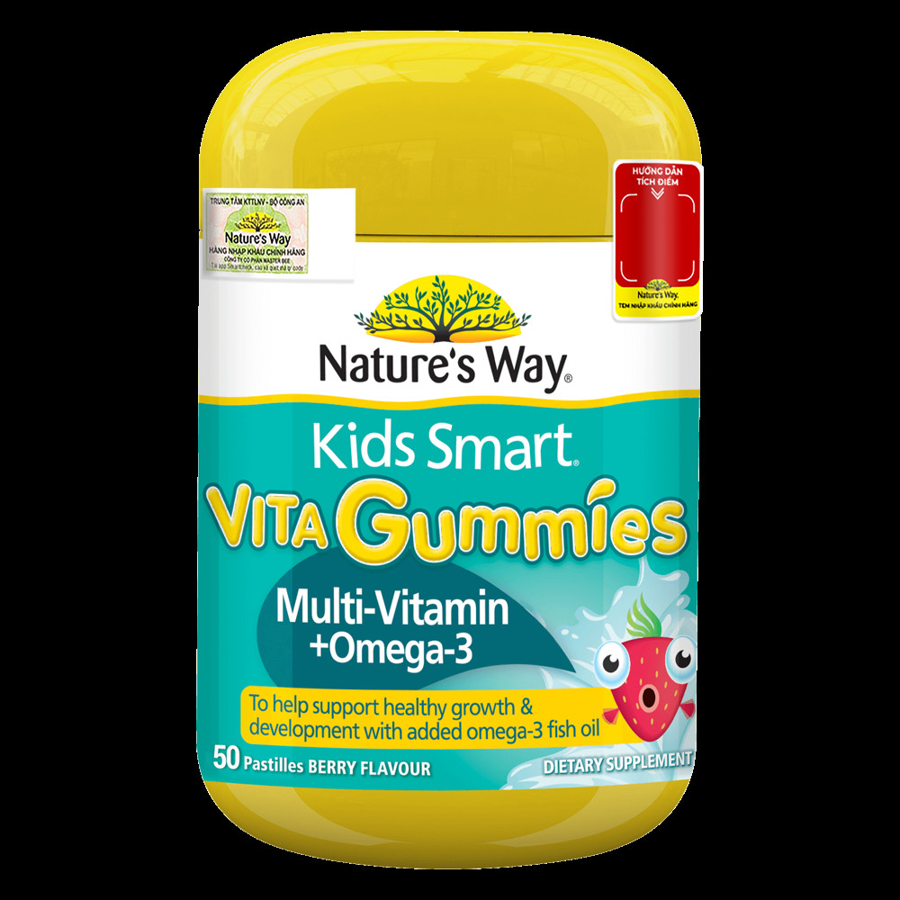 Sản phẩm kẹo dẻo bổ sung DHA và vitamin