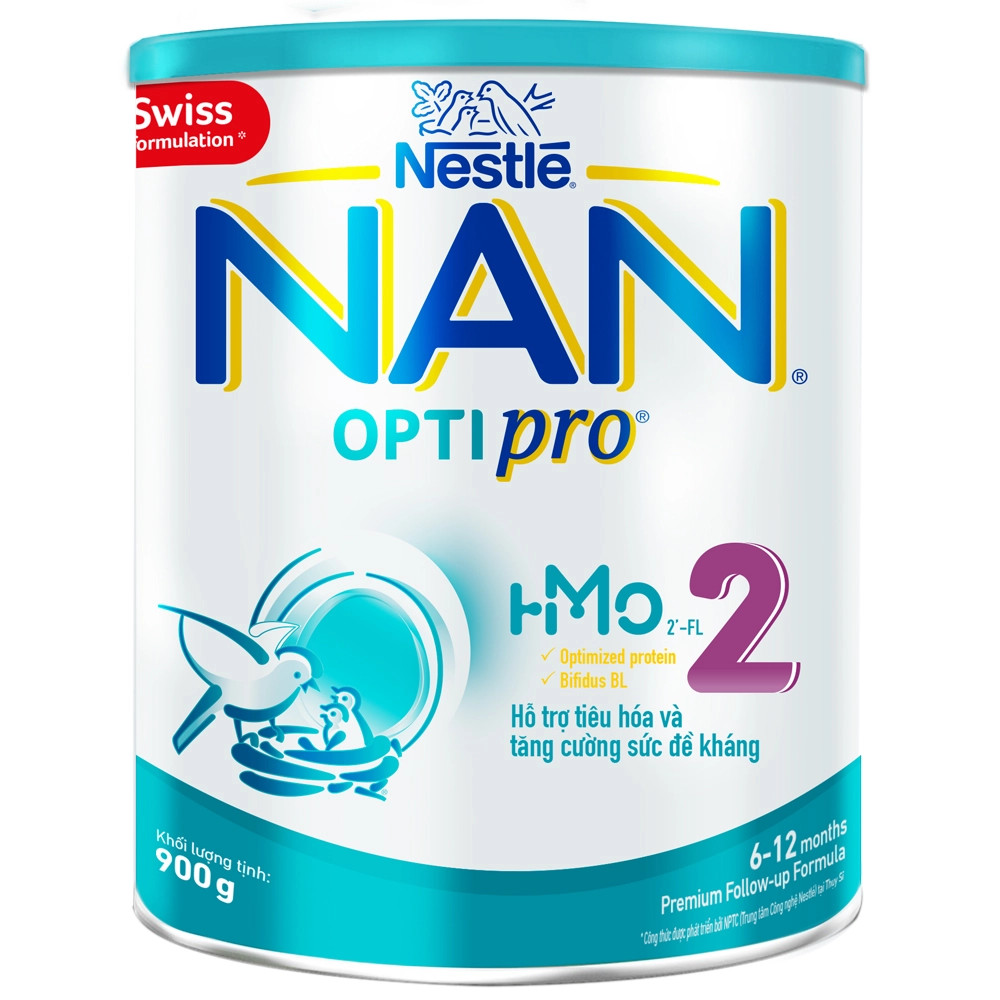 Sữa NAN Optipro 2 hỗ trợ tiêu hóa cho bé dưới 1 tuổi