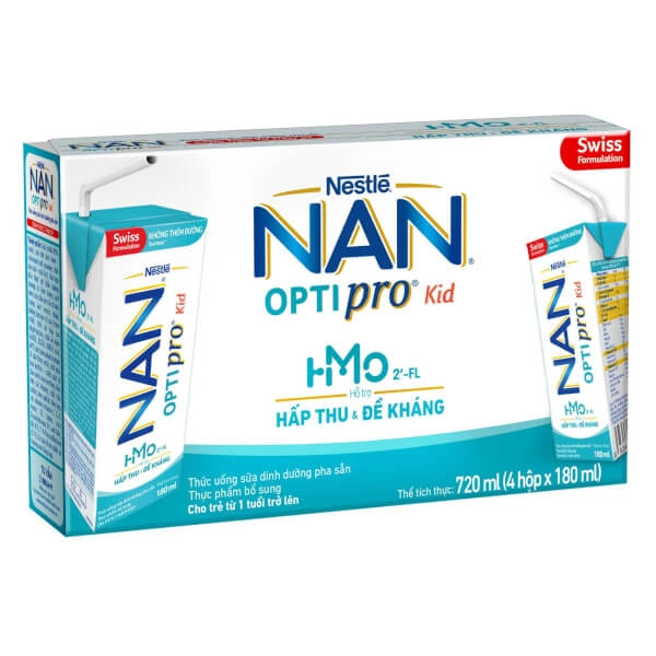 Sữa NAN Optipro pha sẵn tăng cường đề kháng cho bé