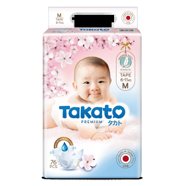 Tã Takato công nghệ Nhật với khả năng thấm hút vượt trội