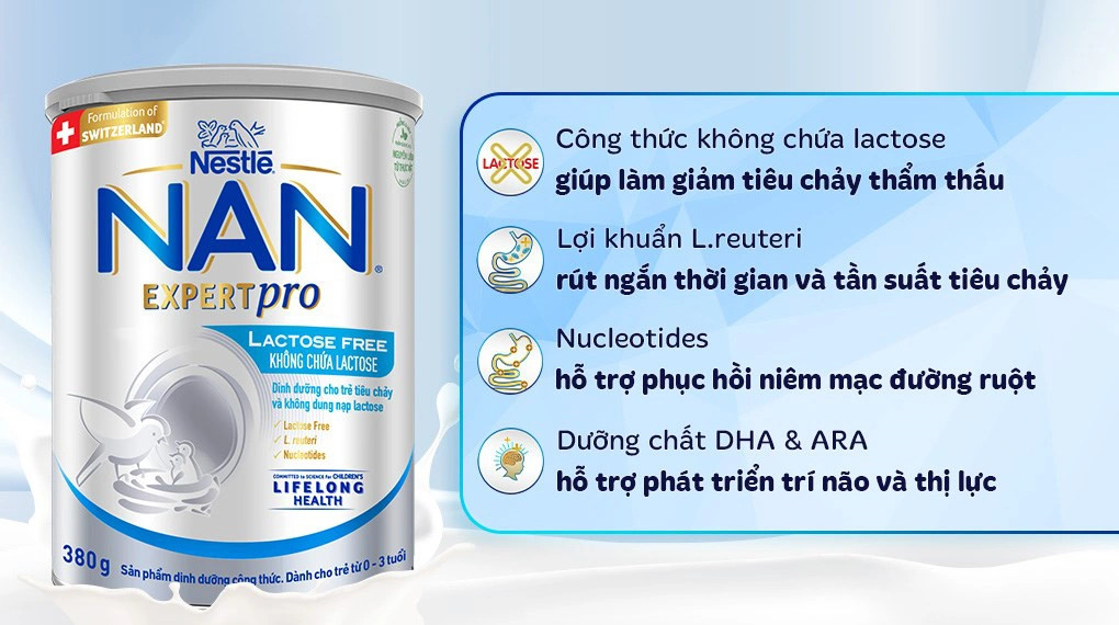 Các loại Sữa Nan và công dụng cụ thể