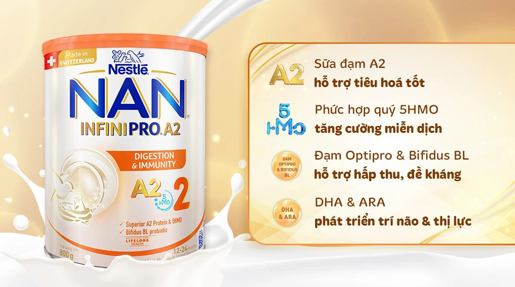Các loại Sữa Nan và công dụng cụ thể