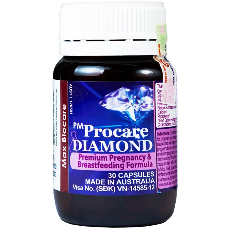 Vitamin cho bà bầu của Úc PM Procare Diamond