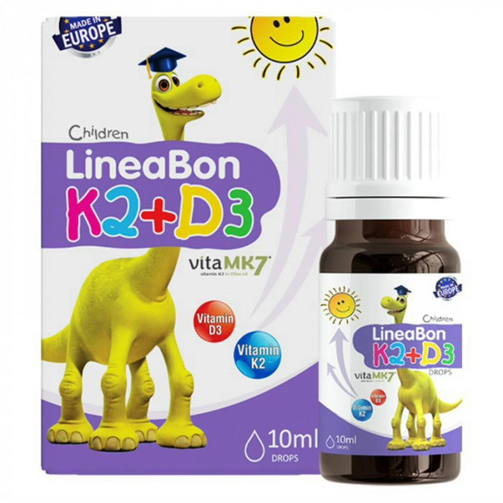 Vitamin D3 K2 LineaBon hỗ trợ phát triển chiều cao bé