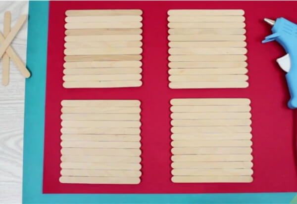 4 Bức tường làm từ que kem