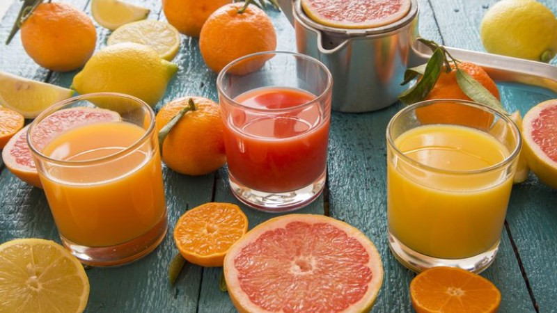 Ánh sáng và tác động lên nước ép trái cây