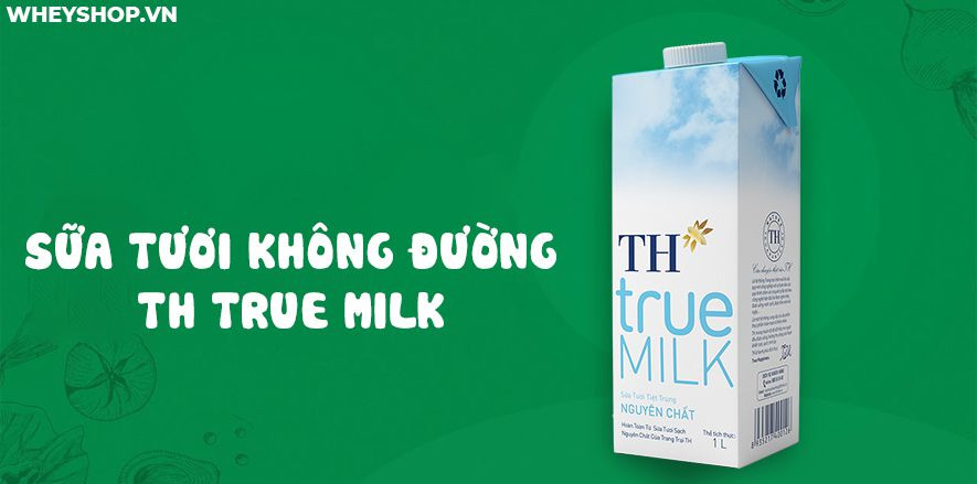 Bảng so sánh calo sữa tươi không đường từ các thương hiệu như Vinamilk và TH True Milk