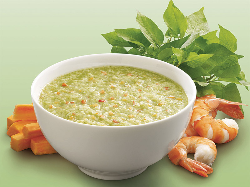 Bát cháo tôm giàu dinh dưỡng, gợi ý tôm nên nấu với rau gì cho bé ăn dặm