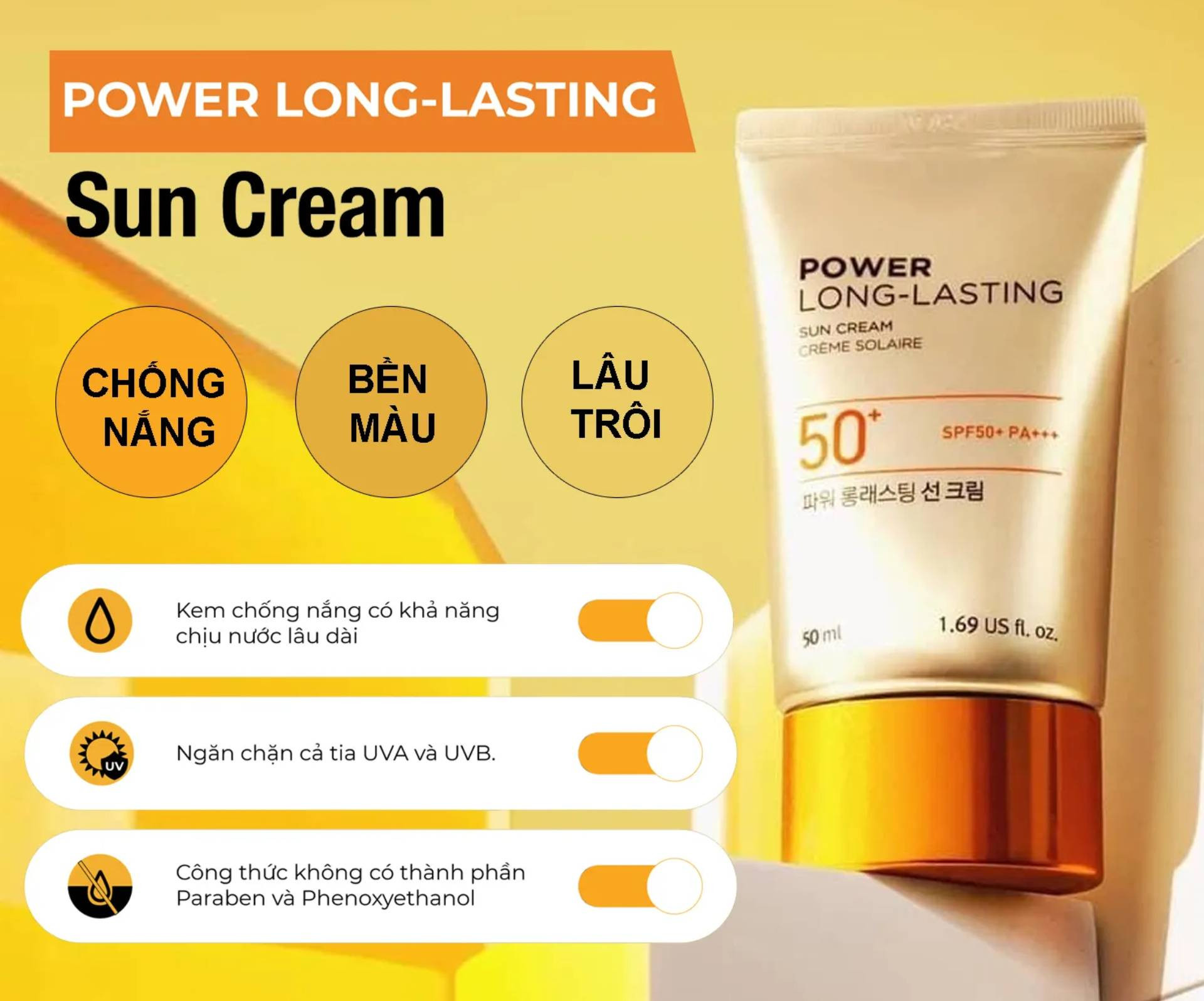 Các loại kem chống nắng từ THE FACE SHOP, đa dạng về công dụng từ nâng tông đến kiểm soát dầu, dễ dàng kết hợp với kem dưỡng và trang điểm.
