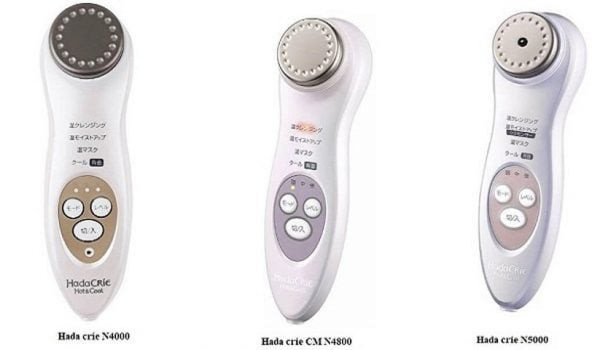 Các loại máy massage mặt tốt của Nhật từ thương hiệu Hitachi Hada Crie