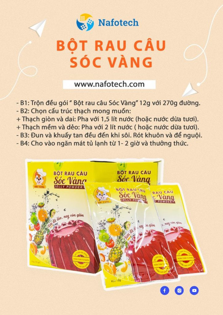 Cách làm thạch rau câu từ bột rau câu cho bé