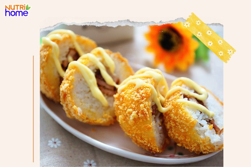 Cơm viên chiên xù hấp dẫn cho bé 3 tuổi