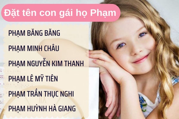 Đặt Tên Con Gái Họ Phạm: Hơn 300 Gợi Ý Hay & Ý Nghĩa Nhất