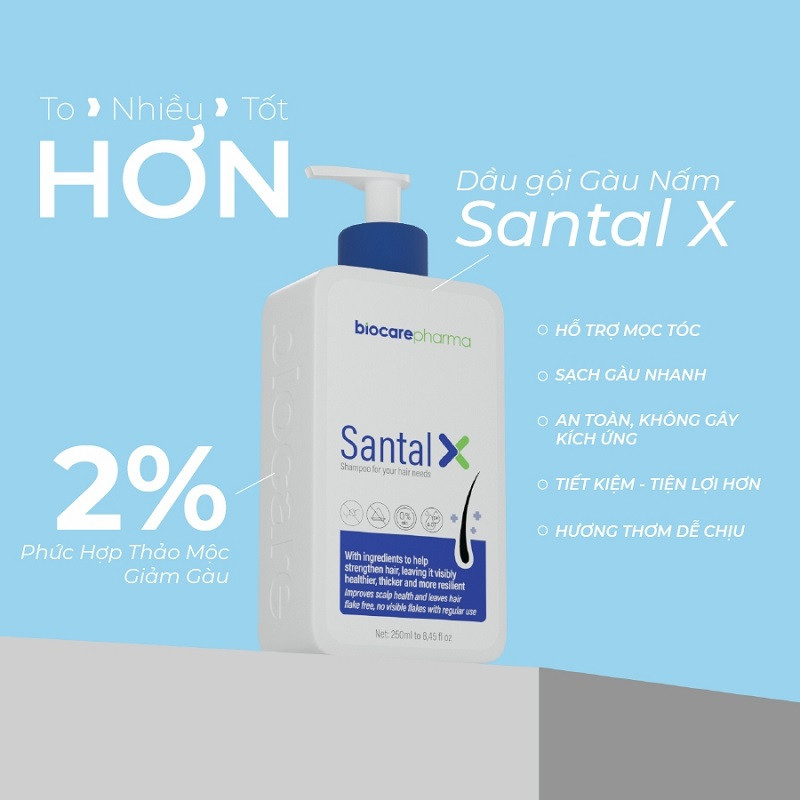 Dầu gội thảo dược Santal X