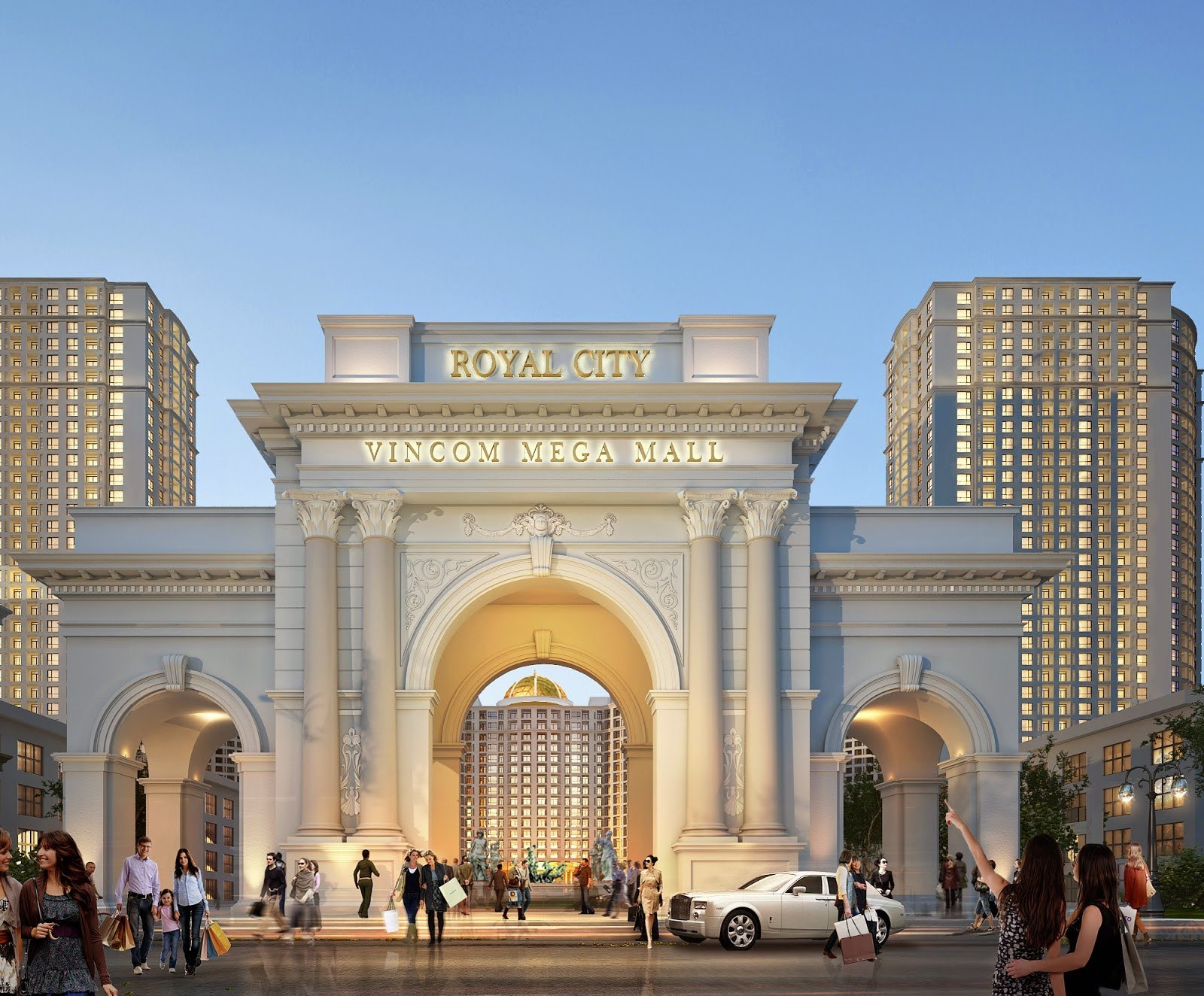 Đến với Royal City các bé sẽ được thỏa sức vui chơi