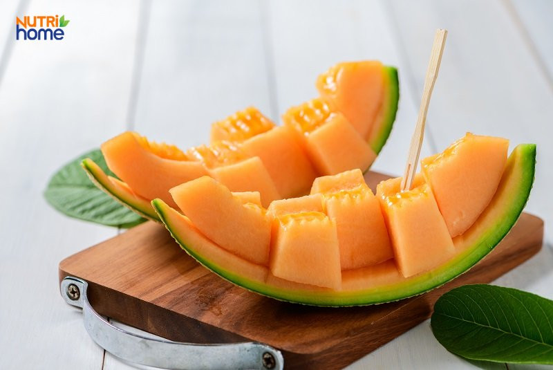 Dưa lưới, loại trái cây giàu axit folic cho mẹ bầu
