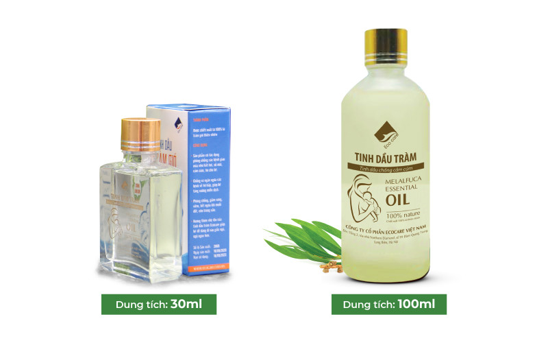 Dung tích sản phẩm dầu tràm