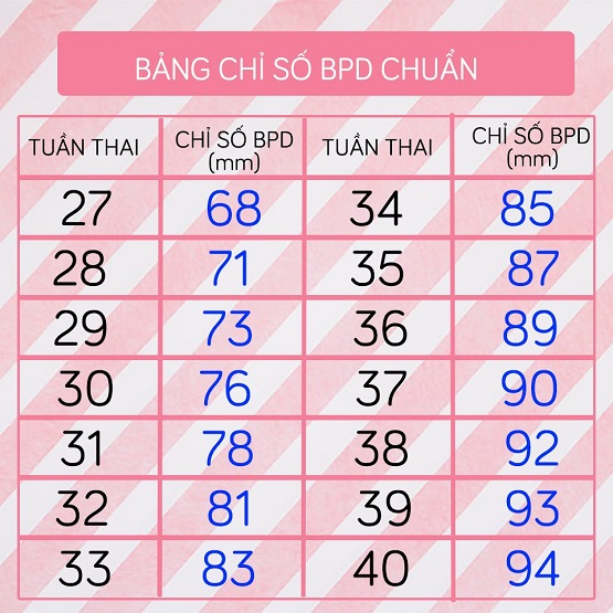 Đường kính lưỡng đỉnh thai nhi: Ý nghĩa, chỉ số chuẩn theo tuần thai