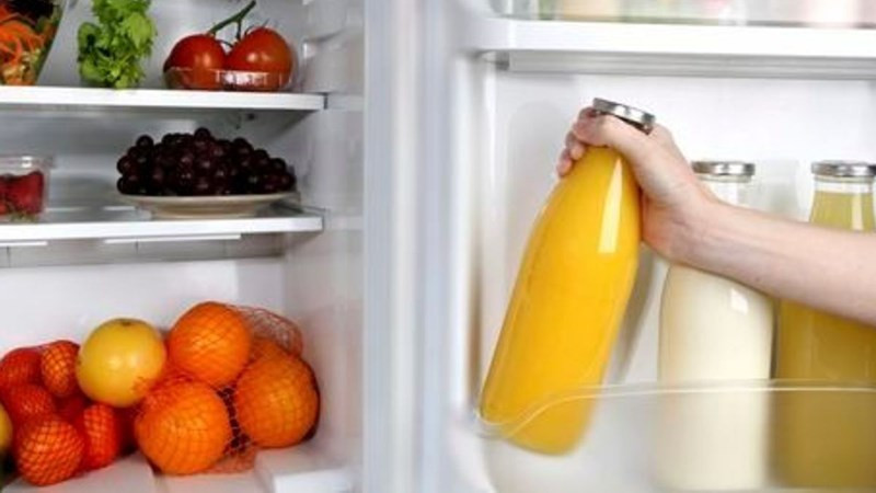 Giữ lạnh nước ép trái cây đúng cách