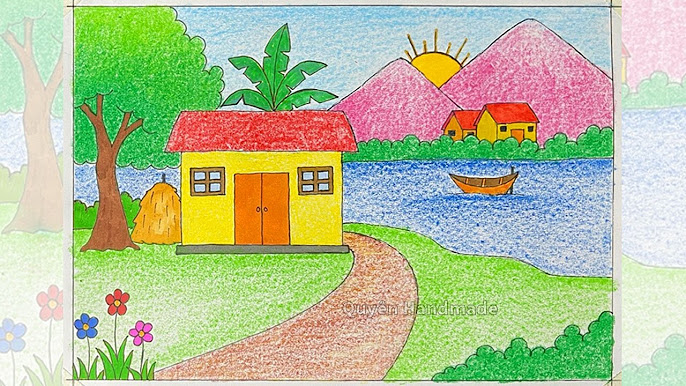 Vẽ Cảnh Quê Hương Của Em: Hướng Dẫn Chi Tiết Từ A Đến Z