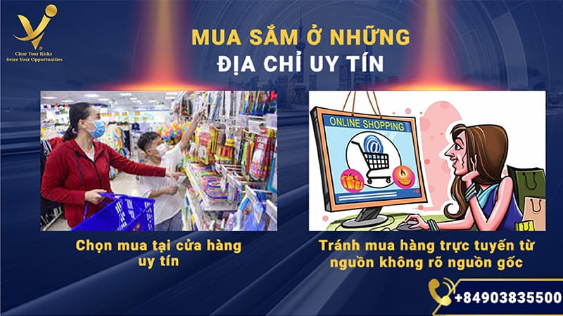 Lựa chọn mua mỹ phẩm tại các cửa hàng và nhà phân phối uy tín