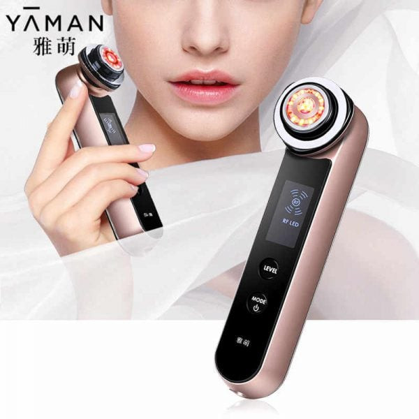 Máy massage mặt Yaman HRF 10T với các chế độ làm sạch, đẩy dưỡng chất và nâng cơ