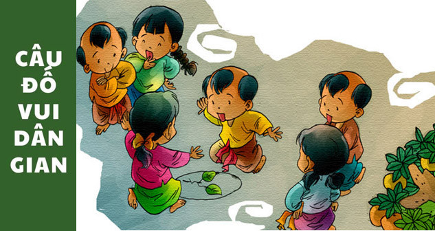 Một nhóm trẻ em đang vui vẻ giải các câu đố mẹo dân gian có đáp án trong không gian thân thiện và trí tuệ.
