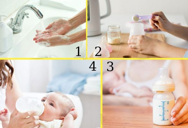 Quy trình pha sữa nước cho trẻ sơ sinh đảm bảo hấp thu tối ưu