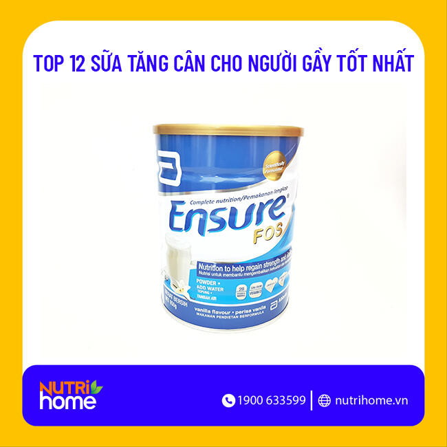 sá»¯a tÄƒng cÃ¢n cho ngÆ°á»i gáº§y Sá»¯a Ensure