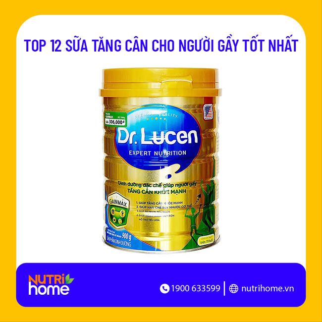 sá»¯a tÄƒng cÃ¢n Sá»¯a Dr. Lucen GainMax