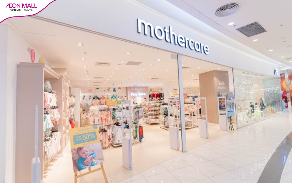 Sản phẩm Mothercare cho bé đảm bảo chất lượng