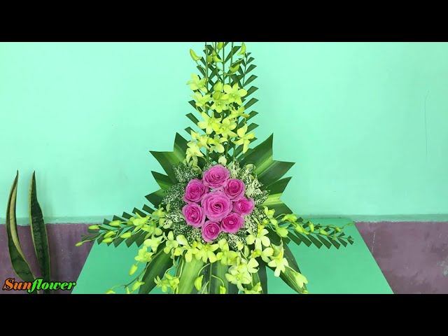 Cách Cắm Hoa Lan Và Hoa Hồng Sang Trọng, Đơn Giản Tại Nhà