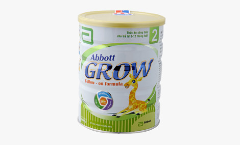 Sữa Abbott Grow 2 cho bé 6-12 tháng tăng cân và cải thiện chiều cao