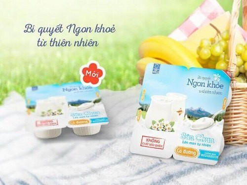 Sữa chua Vinamilk đa dạng hương vị