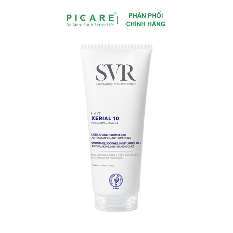 Sữa dưỡng thể SVR Xerial 10 Lait Corps chuyên sâu dành cho da khô