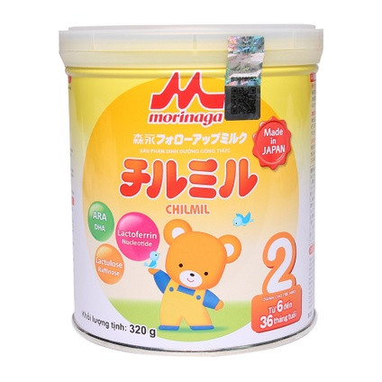 Sữa Morinaga số 2 cho bé 6-36 tháng hỗ trợ tiêu hóa
