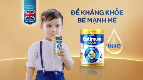 Sữa Optimum Gold của Vinamilk hỗ trợ bé tăng cân đều và phát triển trí não