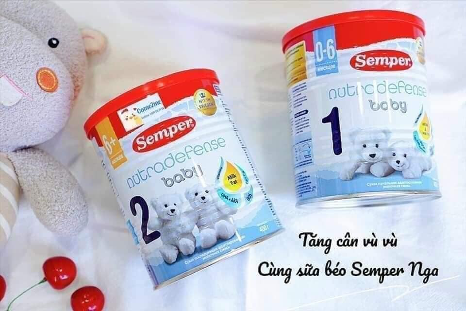 Sữa Semper Nga giúp bé tăng cân và tiêu hóa khỏe mạnh